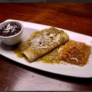 Chile Verde Enchiladas