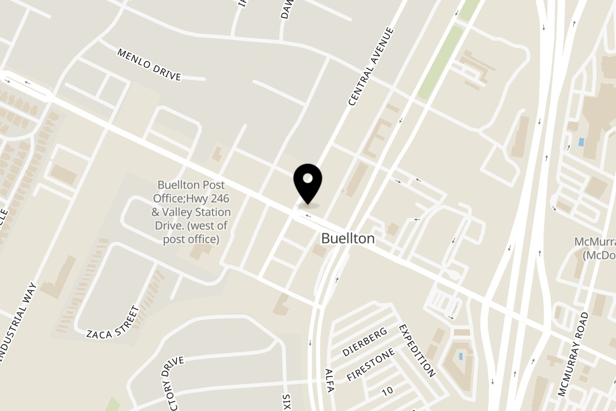 Map showing the location of La Tequila | Mexican Restaurant on 35 W Hwy 246 in Buellton